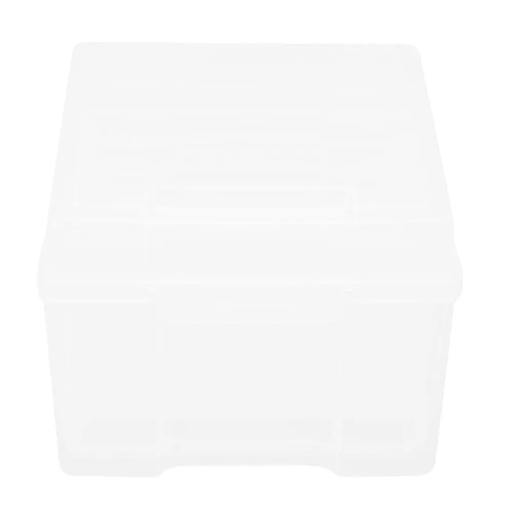 

Photo Storage Box Reusable Plastic Photo Organizer Container for Pictures Greeting Cards Photos Storage Postcards Case Craft