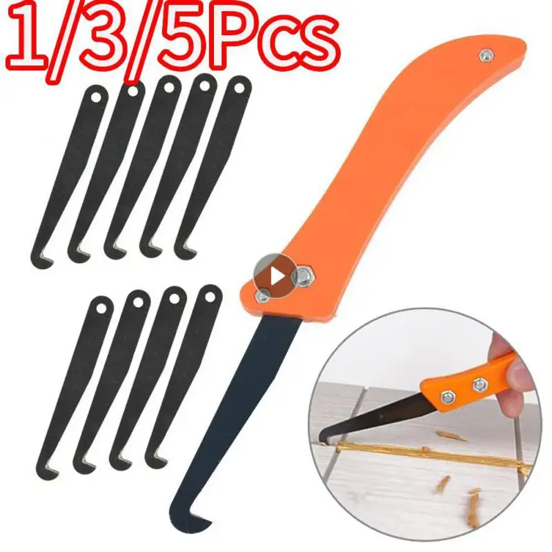 Tile Gap Repair Tool Hook Knife Professional Cleaning And Removal Of Old Grout Hand Tools Tungsten Steel Joint Notcher Collator