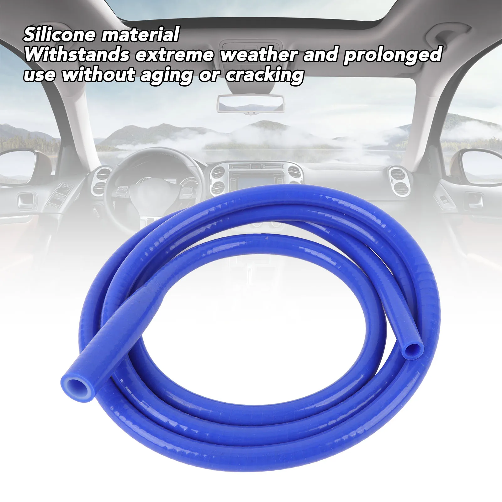 Sunroof Drain Hose Silicone Prevents Water Leakage Efficient Drainage Long Durability Flexible 5N0877231 for Cars 5N0877233A