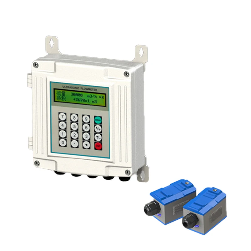 เครื่องวัดอัตราการไหล BOY-WF11 แบบอัลตราโซนิก พร้อมโมดูลวัดการไหลของน้ำและหัววัดแบบหนีบขนาดเล็ก