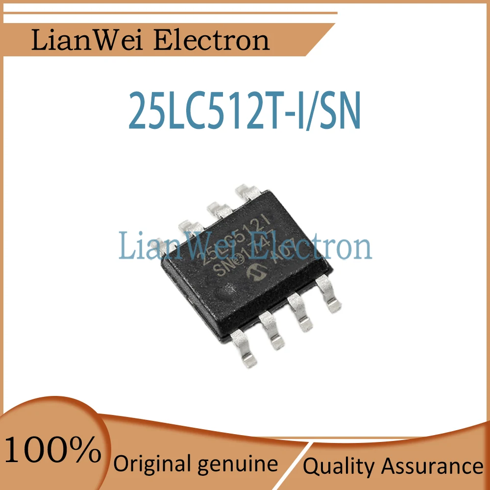 25LC512I 25LC512ISN 25LC512T-I/SN 25LC512T 25LC512 IC Chipset SOP-8