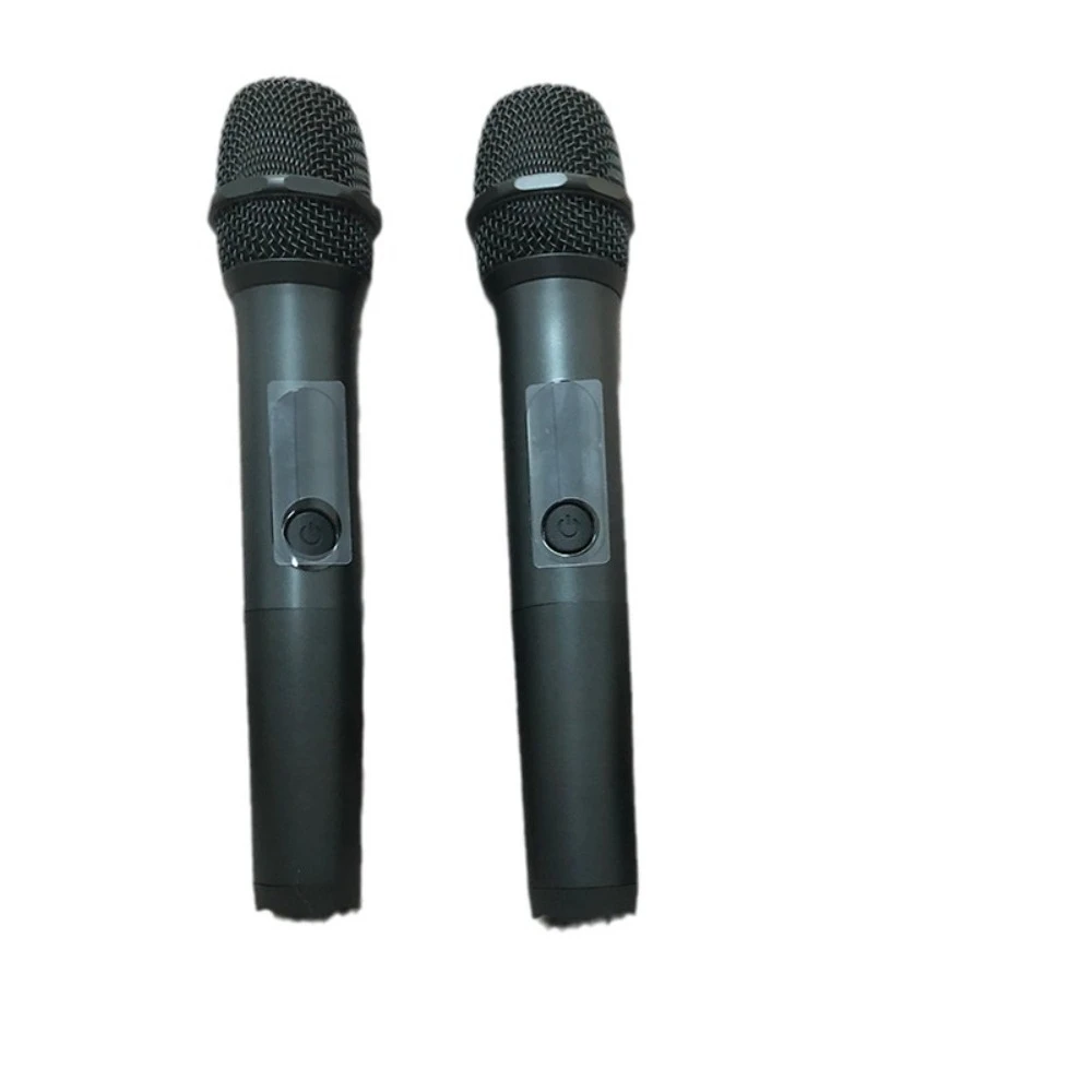 Wireless Dual Microphone Kit Professional Singing Mic for KTV Household Outdoor Karaoke Stage Performance
