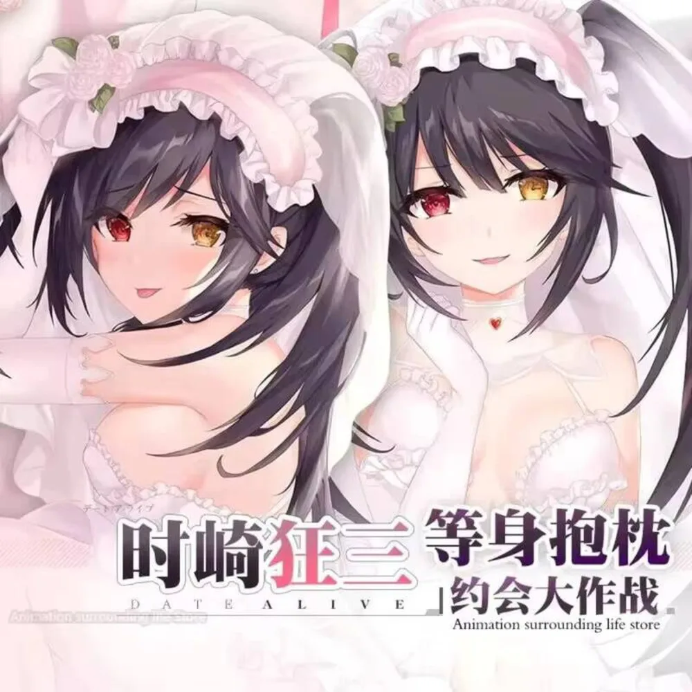 

Dakimakura аниме Tokisaki Kurumi Date A Live двухсторонняя наволочка с принтом наволочка для тела в натуральную величину
