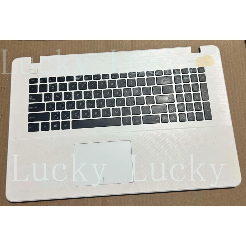 

Клавиатура US белая с подставкой для рук для ноутбуков ASUS X751 X751M X751MA X751MD, артикул 13NB04I2P04011