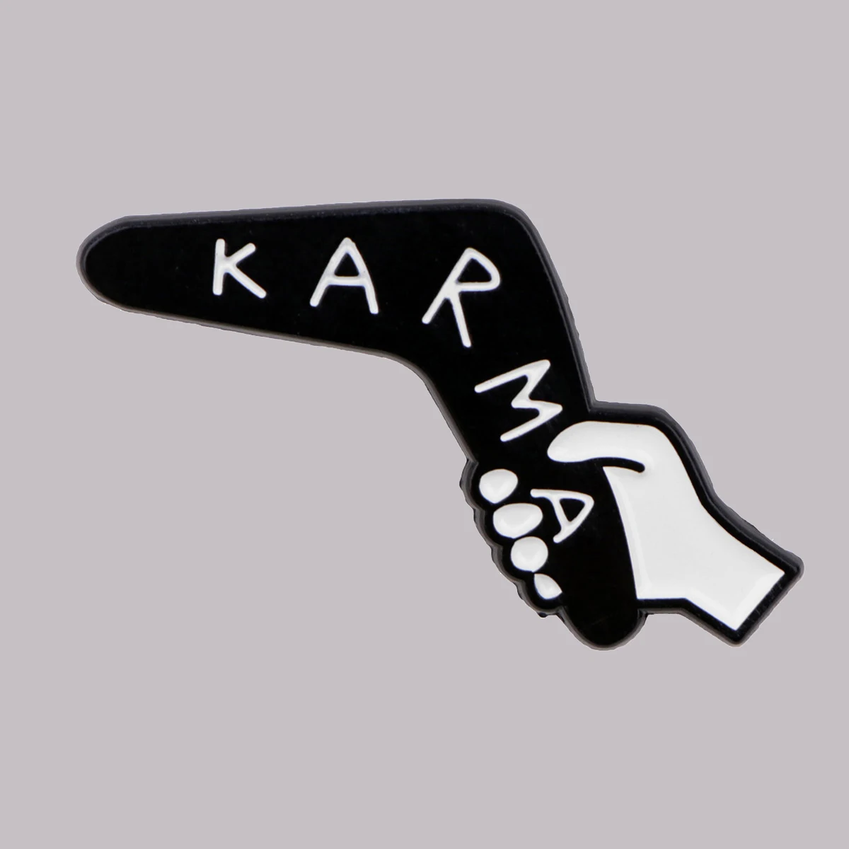 

Karma Enamel Pin Lapel Pins for Backpacks Brooches Badges Brooch for Clothes Accessories Fashion Jewelry Religious Belief Gift