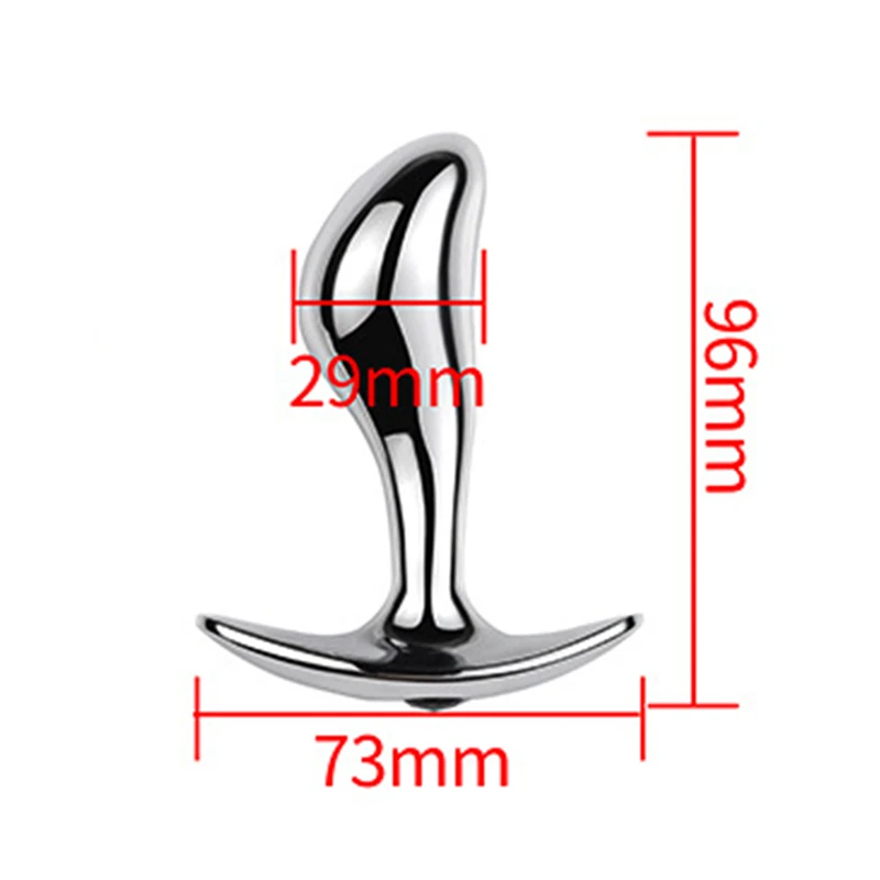 Dildo de Metal Anal para Homens, Buttplug, Massagem de Próstata G Spot, Dilatador Masculino Anus e Ass, Brinquedos Sexuais Adultos, Masturbação Sex Pleasure