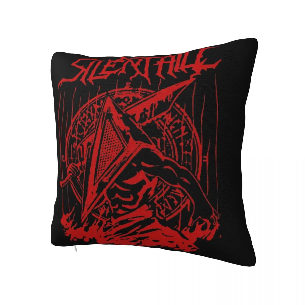 Red Thing Silent Hill Pyramid Head Heavy Metal Pillowcase Soft Cushion Cover Decor Throw Pillow Case Cover Bed Square 45X45cm