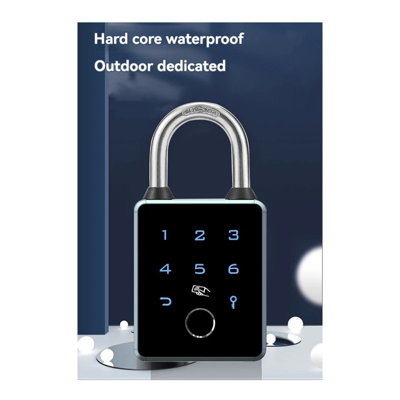 TTLOCK Smart Padlock APP Control Waterproof Password IC Card RFID Bluetooth Anti-Theft Luggage Bag Electronic Door Lock