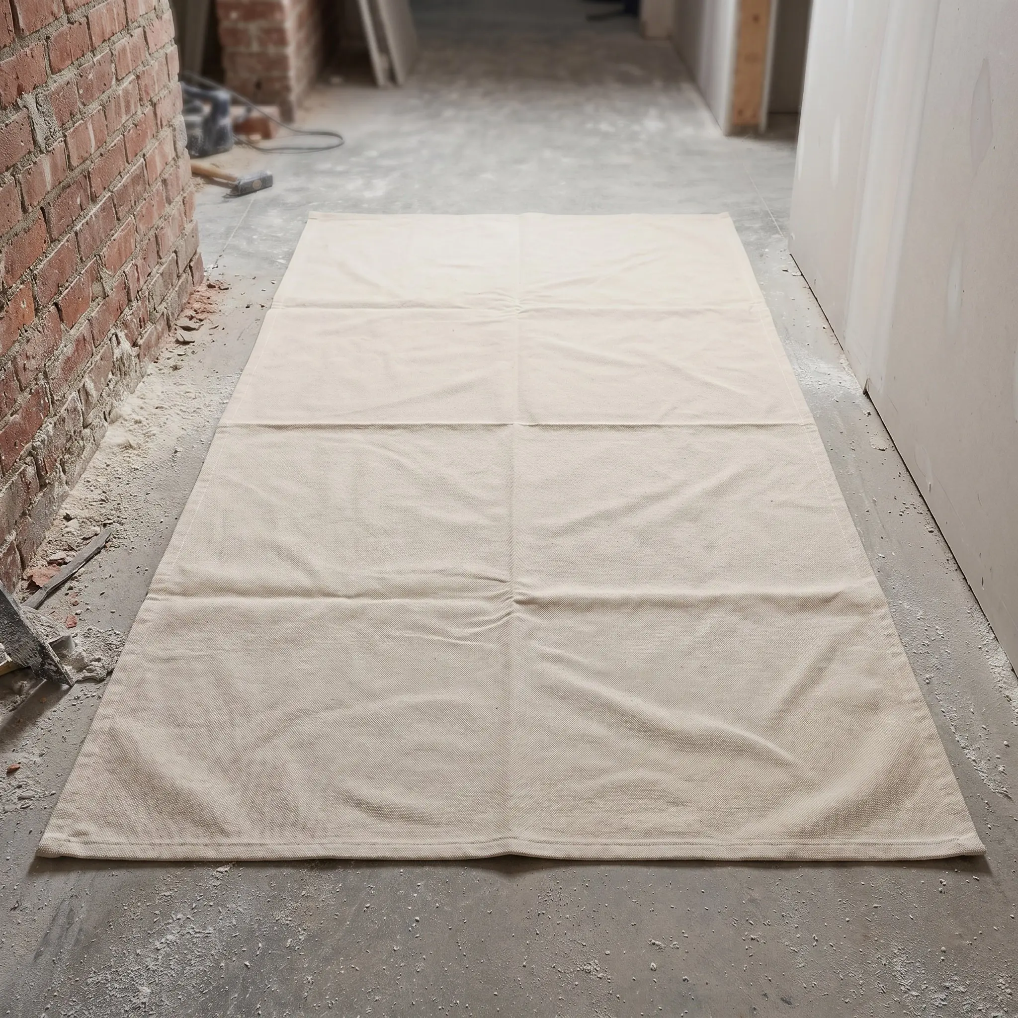 Bâche de protection en coton pour peinture, sol et meubles, robuste, lavable, réutilisable, épaisse, pour peinture, rénovation, bricolage