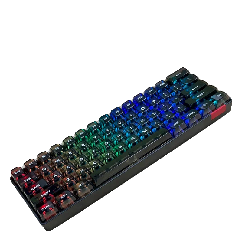 OEM Highly Misty Misty Semi-transparent Hazy Keycaps Highly Transparent Crystal Ice Crystal Light Pollution Mechanical Keycaps F