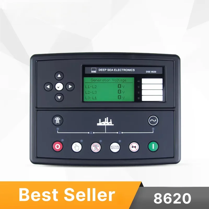POPULACE Genset Control ATS Generator Deepsea Controller DSE8620 Panel Module LCD Deep Sea Controller 8620 DSE 8620