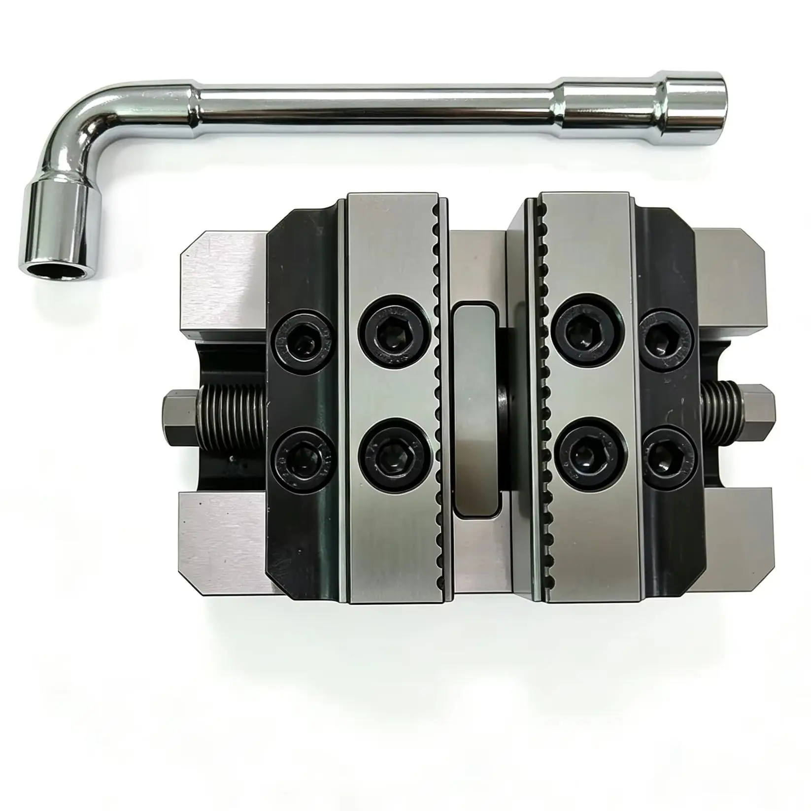 130-80mm Precision turntable fixture CNC self centering vise
