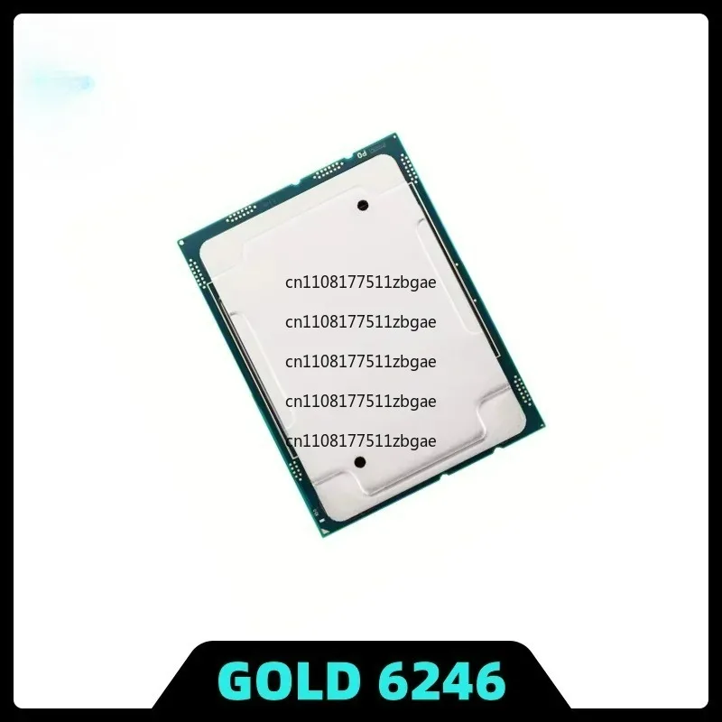 Server Motherboard GOLD6246 Xeon Gold 6246 CPU SRFPJ 3.3GHz 24.75MB 12-Cores 24-Thread 165W LGA3647 CPU Processor