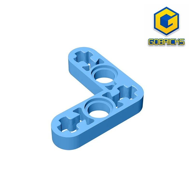 Gobricks GDS-692 Technical, Liftarm, Modified Bent Thin L-Shape 3 x 3  compatible with lego 32056  pieces of children\'s DIY