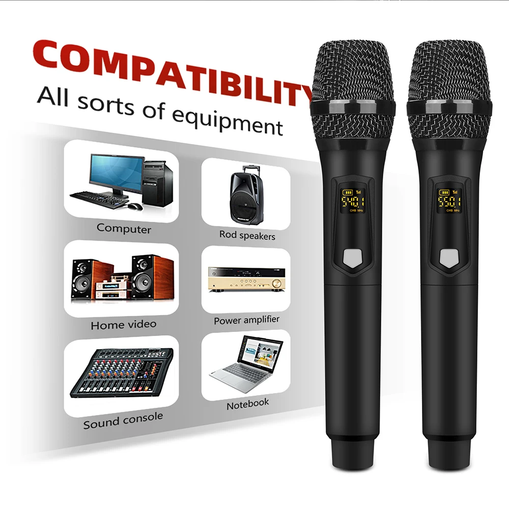 Debra MU2 Universal UHF ไมโครโฟนแบบใช้มือถือไร้สาย ใช้กับมิกเซอร์ เครื่องขยายเสียง ลําโพง ฯลฯ อุปกรณ์เวที