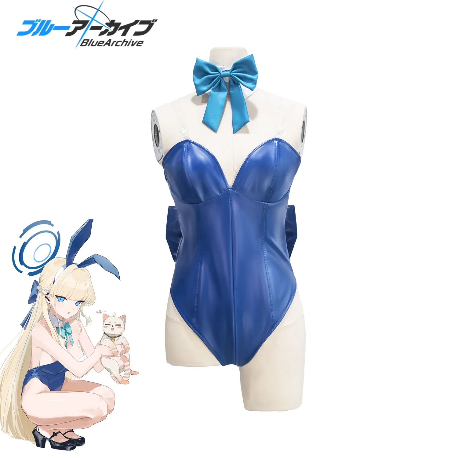 

Blue Archive Cosplay Costume Asuma Masumi Bunny Girl Costume Two-dimensional Anime Character Made Any Size