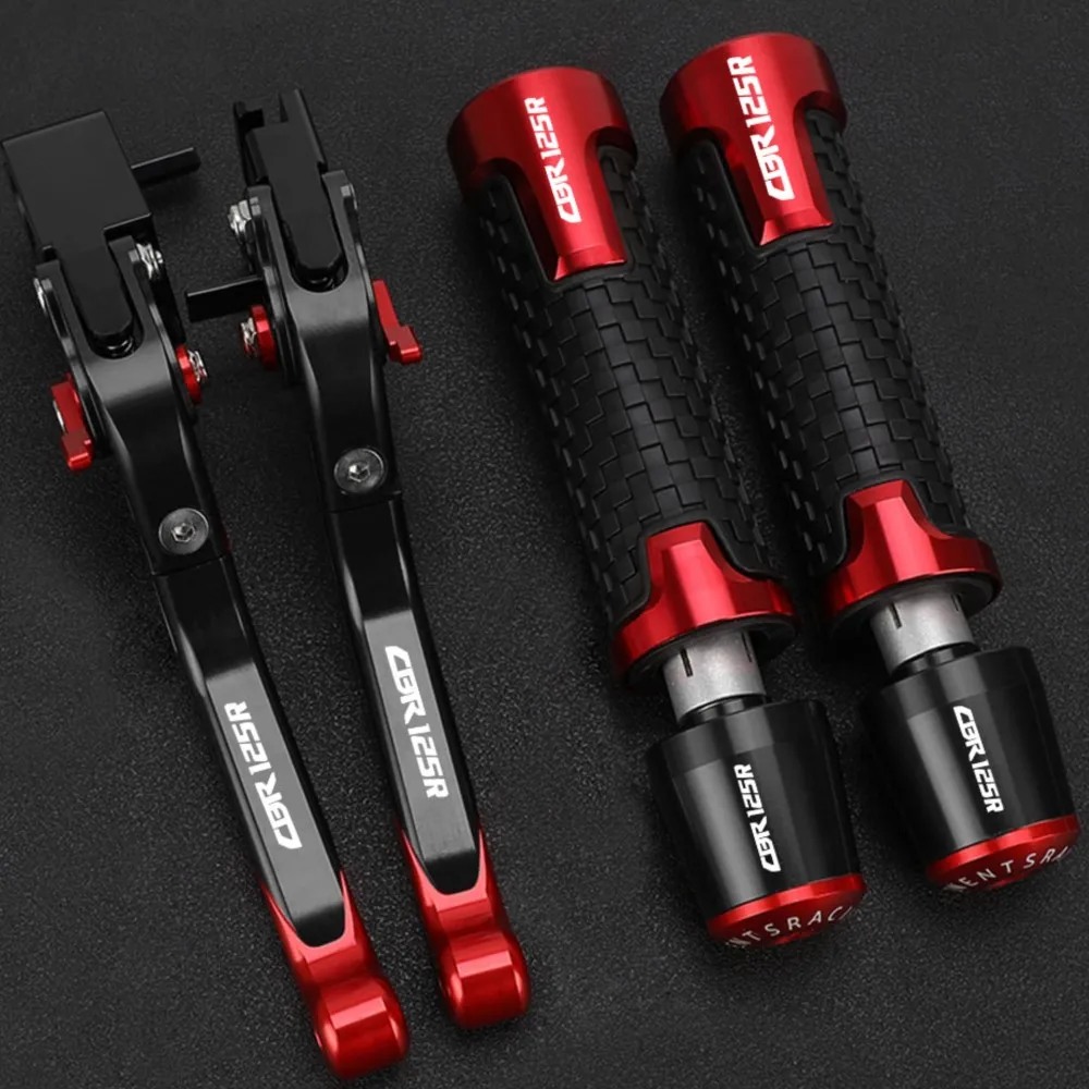 

For Honda CBR125R CBR 125R CBR 125 CBR125 R 2004-2010 2009 2008 Motorcycle Parts Adjustable Brake Clutch Levers Handlebar grips