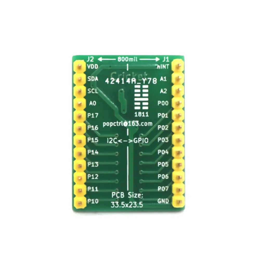 GPIO لوحة التوسع مع المدخلات والمخرجات الرقمية ، وحدة IIC I2C ، TCA9555 ، PCA9555A ، 16