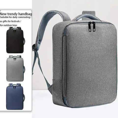 Durable Water Resistant Laptop Backpack for 15.6 Inch Notebooks, Minimalist Business Bag with Comfortable Straps