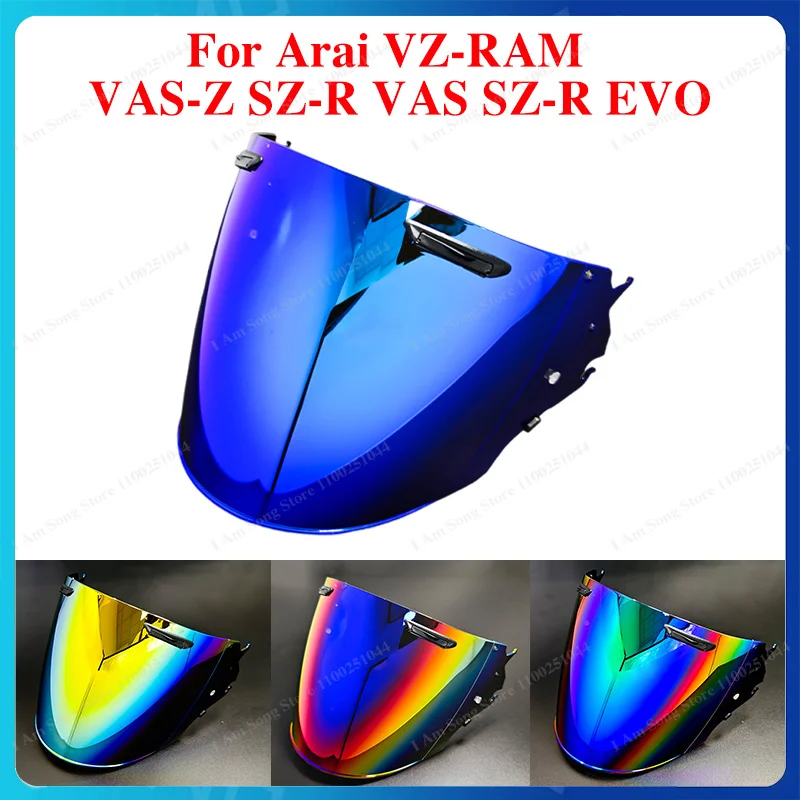 Motorcycle Helmet Lens For Arai VZ-RAM VAS-Z SZ-R VAS SZ-R EVO Anti-UV Dustproof Windproof Transmittance Replace Helmet Visors