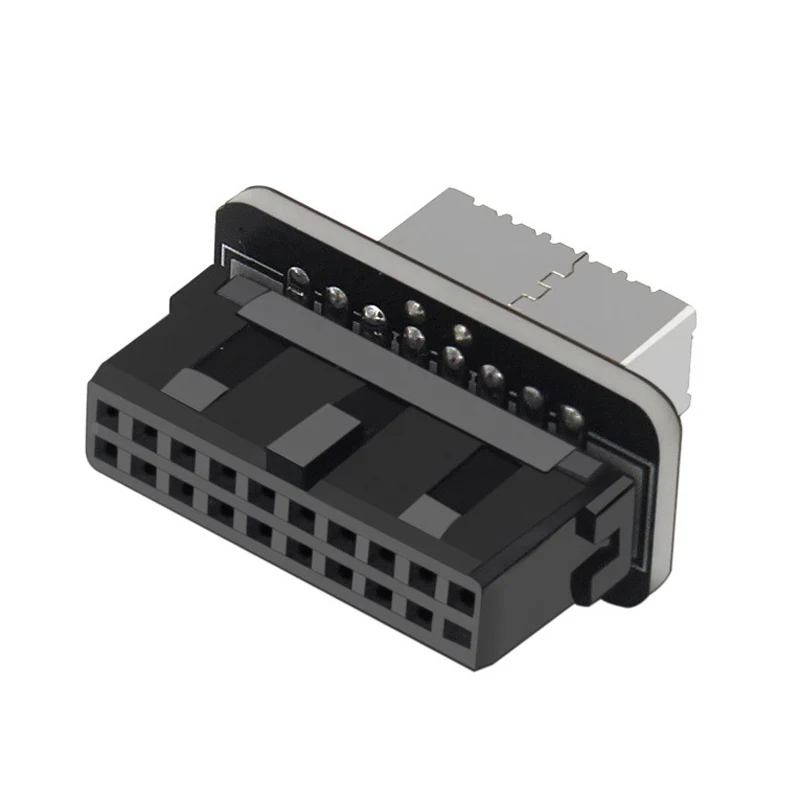 NWE 2026 USB 3.0 Type-E-C Female to 19-Pin Male Adapter for Internal Motherboard Connection Header Splitter