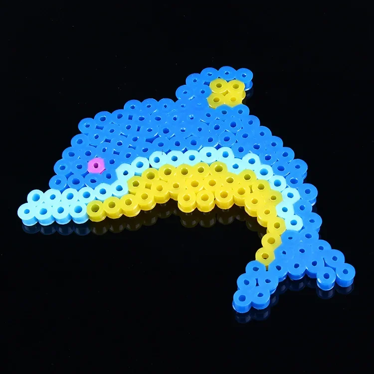 Perler koraliki 5mm Hama koralik dzieci edukacyjne puzzle zabawki DIY prezent Food Grade EVA koraliki bezpiecznikowe — zdjęcie 5