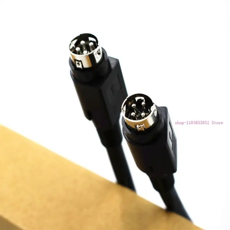 4Pin DIN Male to Male Adapters Extension Cable for R1700BTR1600TIII Speaker Solid Connection Cord Din 4pin Male Wire 0XLA view 5