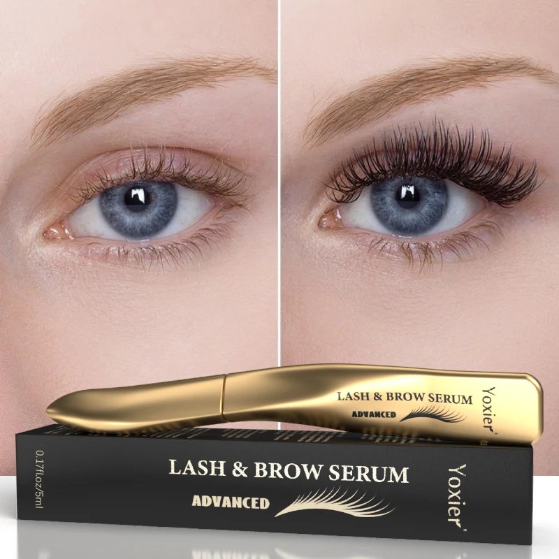 Eyelash Eyebrow Serum Enhancer Eyelash Longer Fuller Liquid Thicker Lashes Natural Curling Lash Lifting Makeup Beauty Care