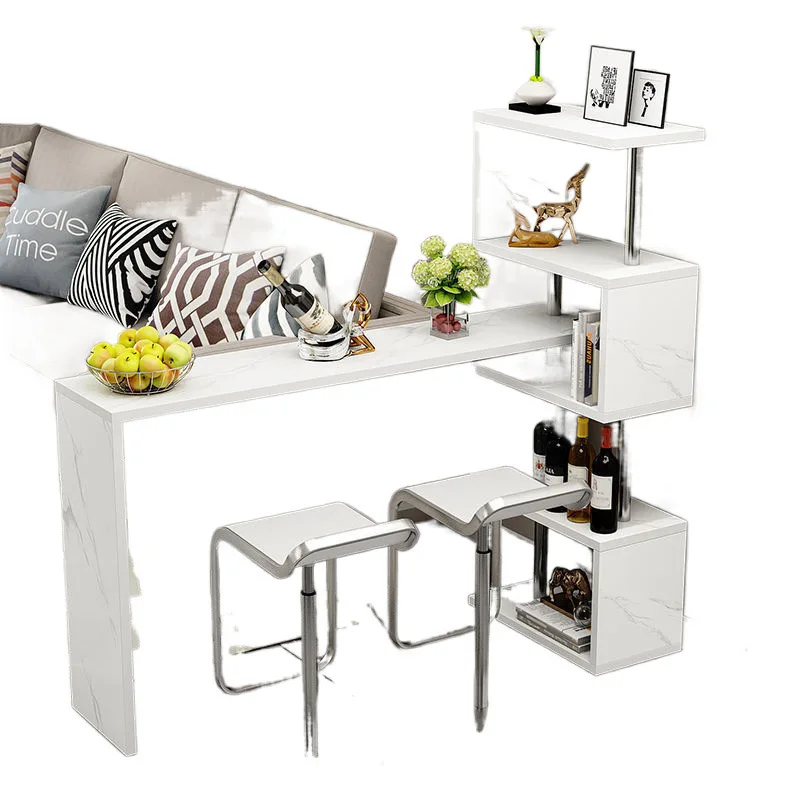 

Household bar table, simple small bar table, rental wine cabinet combination, simple partition