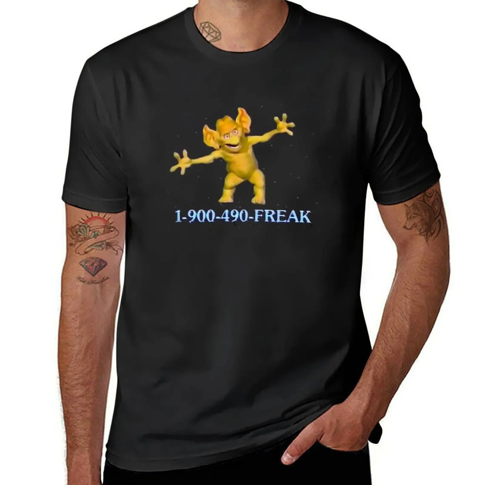 Camiseta de Freddie Freaker para hombre, ropa kawaii vintage, camisetas gráficas
