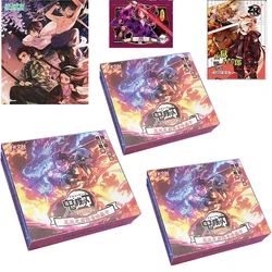 New Demon Slayer Collection Cards Manka Part 2 Anime Kimetsu No Yaiba Tanjirou Kamado Nezuko Rare PR SSP Cards Children Toy Gift