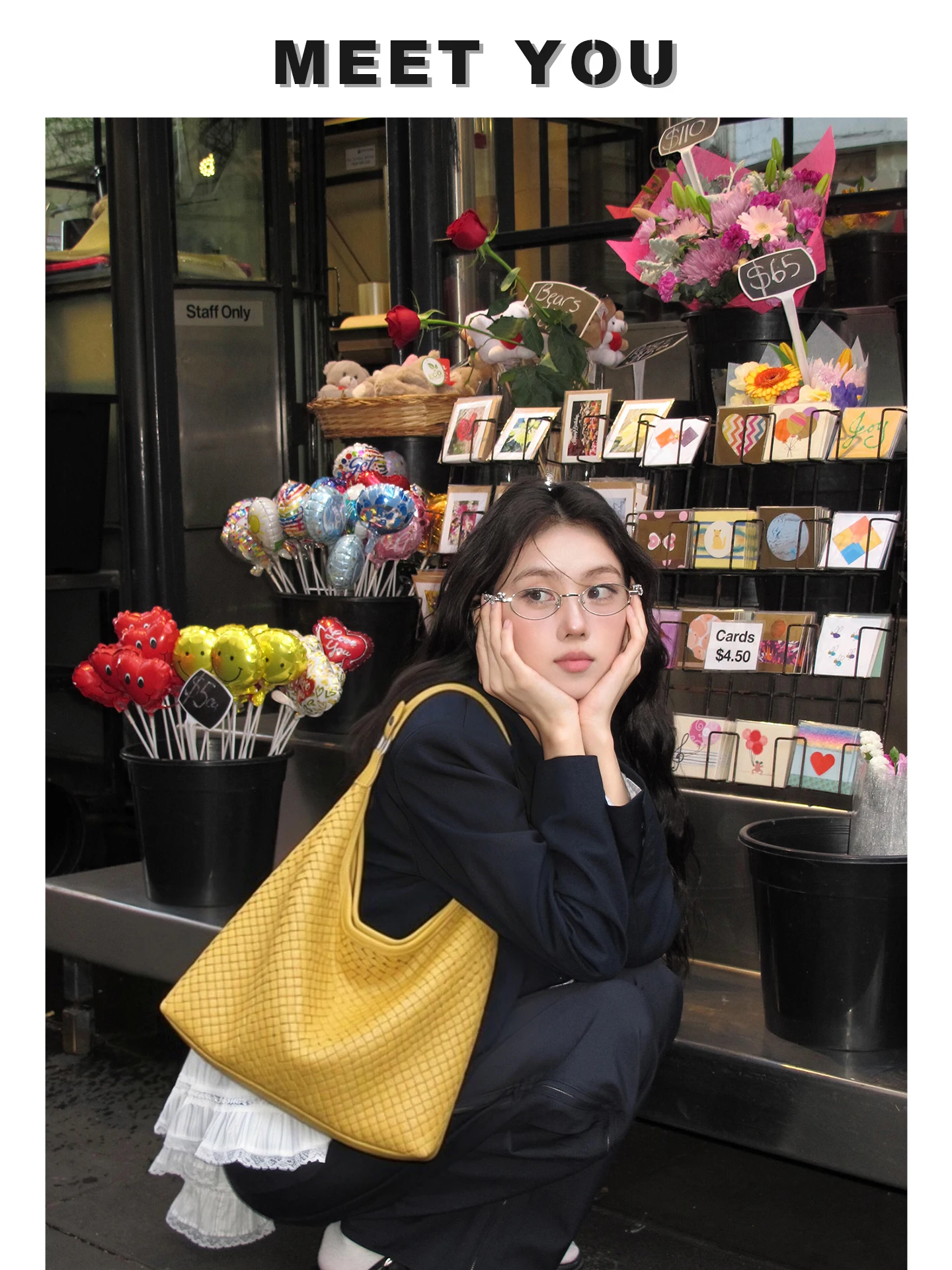 yellow-large-capacity-woven-tote-bag-women's-commuter-single-shoulder-bag-stylish-trendy-commute-casual-handbag-tote