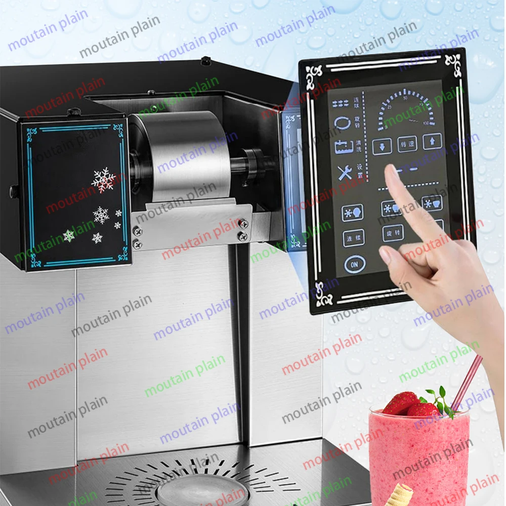 Crushed Ice Maker Industrial Full Automatic Snowflake Ice Machine  New Style 190kg/24h