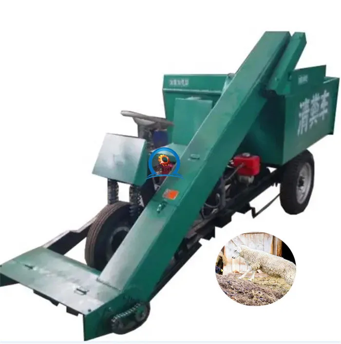 hot sale animal manure collecting truck goat manure cleaning collector truck