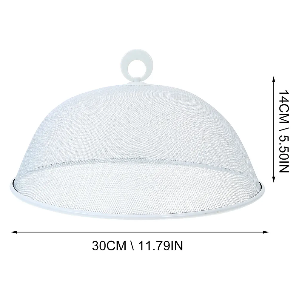 

2 шт., железные крышки для еды, посуда с гладкими краями, пыленепроницаемая крышка для еды для домашней кухни, защитная палатка для еды, бытовая палатка