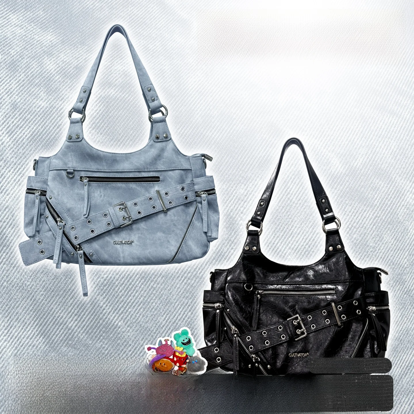 

Cultivator Original Street Style Motorcycle Bag Single Shoulder Crossbody Tote Bag New 2026 Spicy Girl Vintage Design