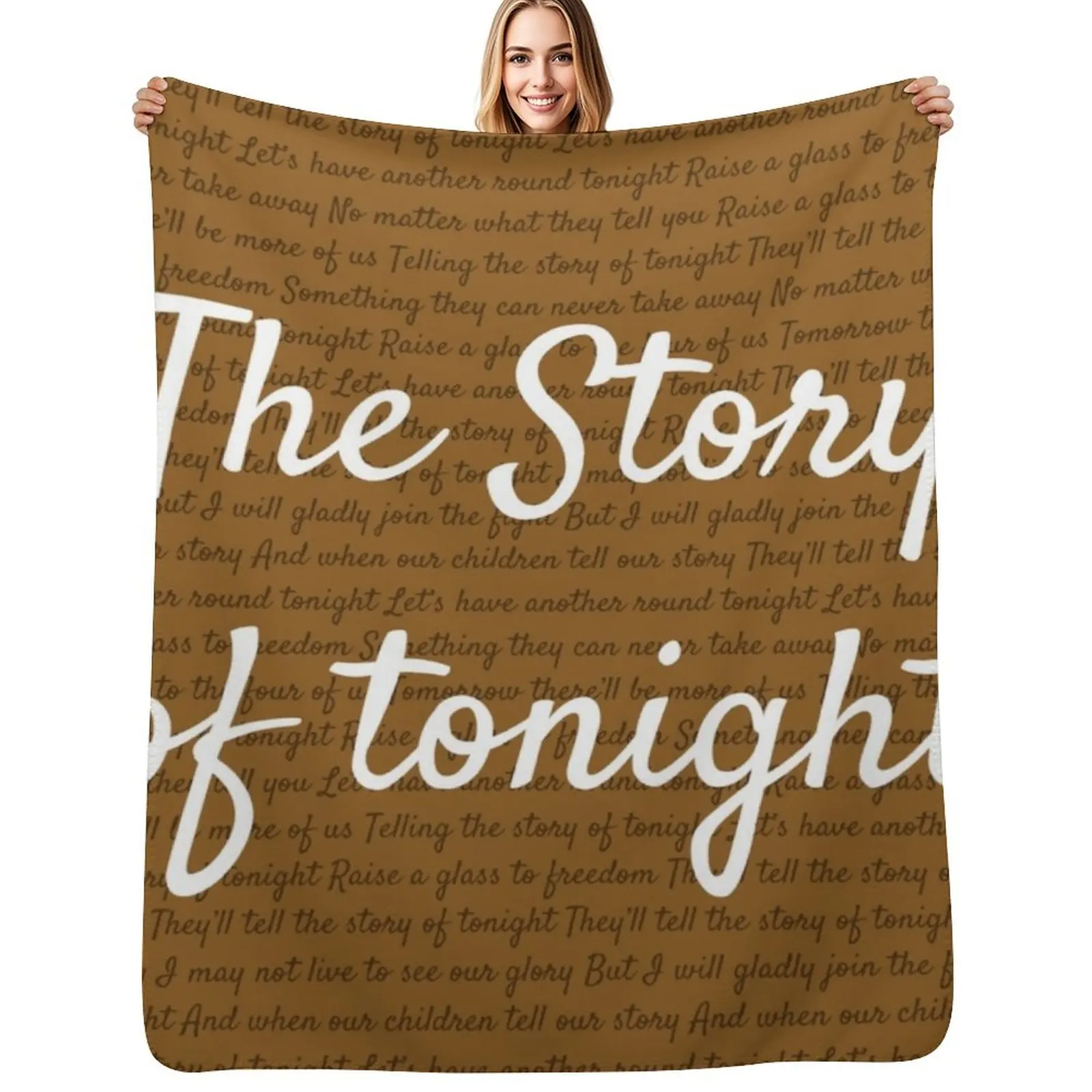 

The Story of Tonight Throw Blanket for sofa Bed blankets and throws Decorative Throw Blankets