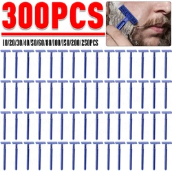 300-10PCS Disposable Whiskers Shaving Shavers Body Trimmer Stainless 2 Layers Blade Razors for Men Women Hotel Appliances