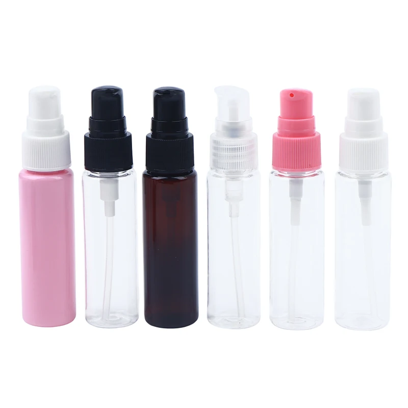 10ml 30ml Lotion Bottle Essence Cream Travel Colorful Plastic Refillable Bottles Pumb Empty Cosmetic Container Make Up Tool