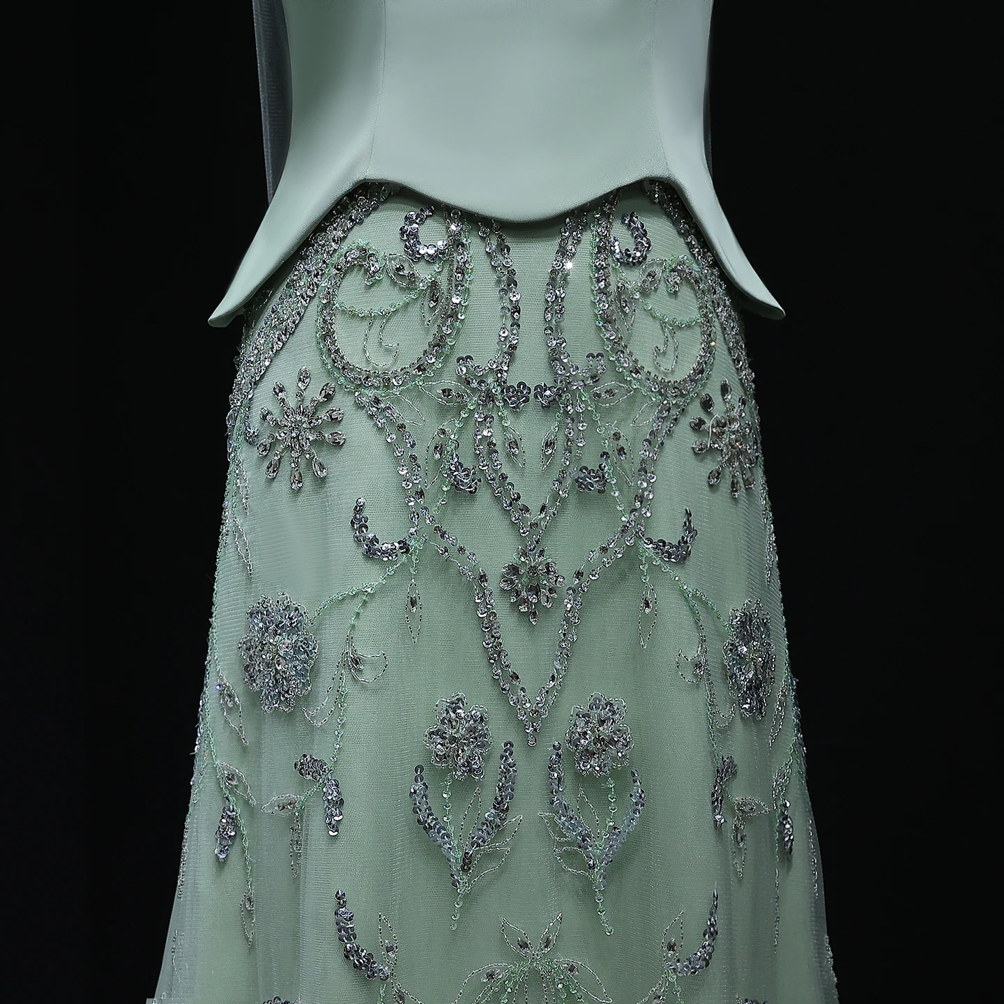 Sharon Said Sage Green Yellow Luxury Arabic Evening Dress for 2025 Women Wedding Elegant Formal Party Gowns SS254 Customized image 5