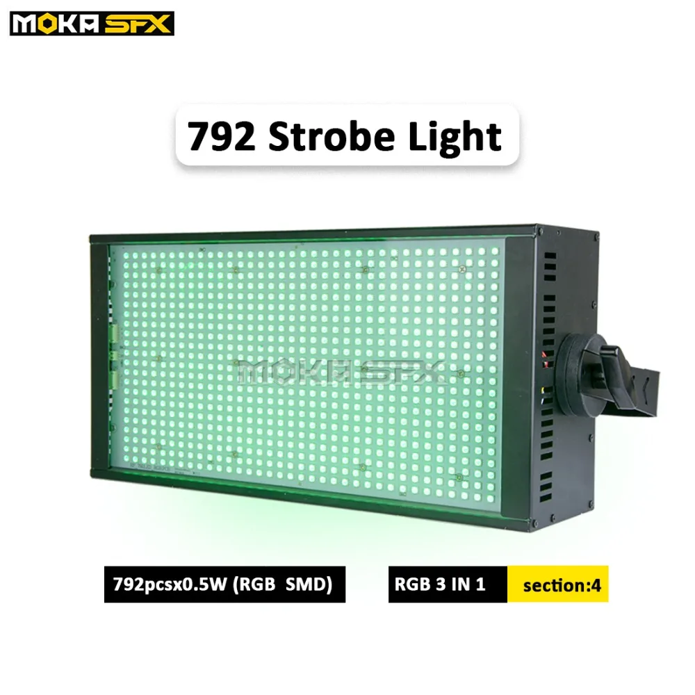 

Светодиодный стробоскосветильник MOKA SFX DMX 792, сцсветильник стробоскоп с эффектом, стробоскоп RGB 3 в 1, стробоскоп, сцсветильник свет, праздничное украшение бара