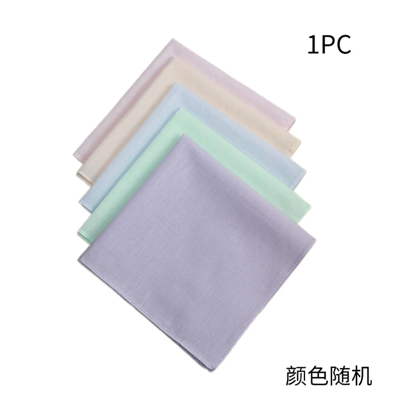 

Lightweight Plain Color Handkerchiefs Pocket Square Hankie Washable Chest Towel Pocket Handkerchiefs for Adult Wedding