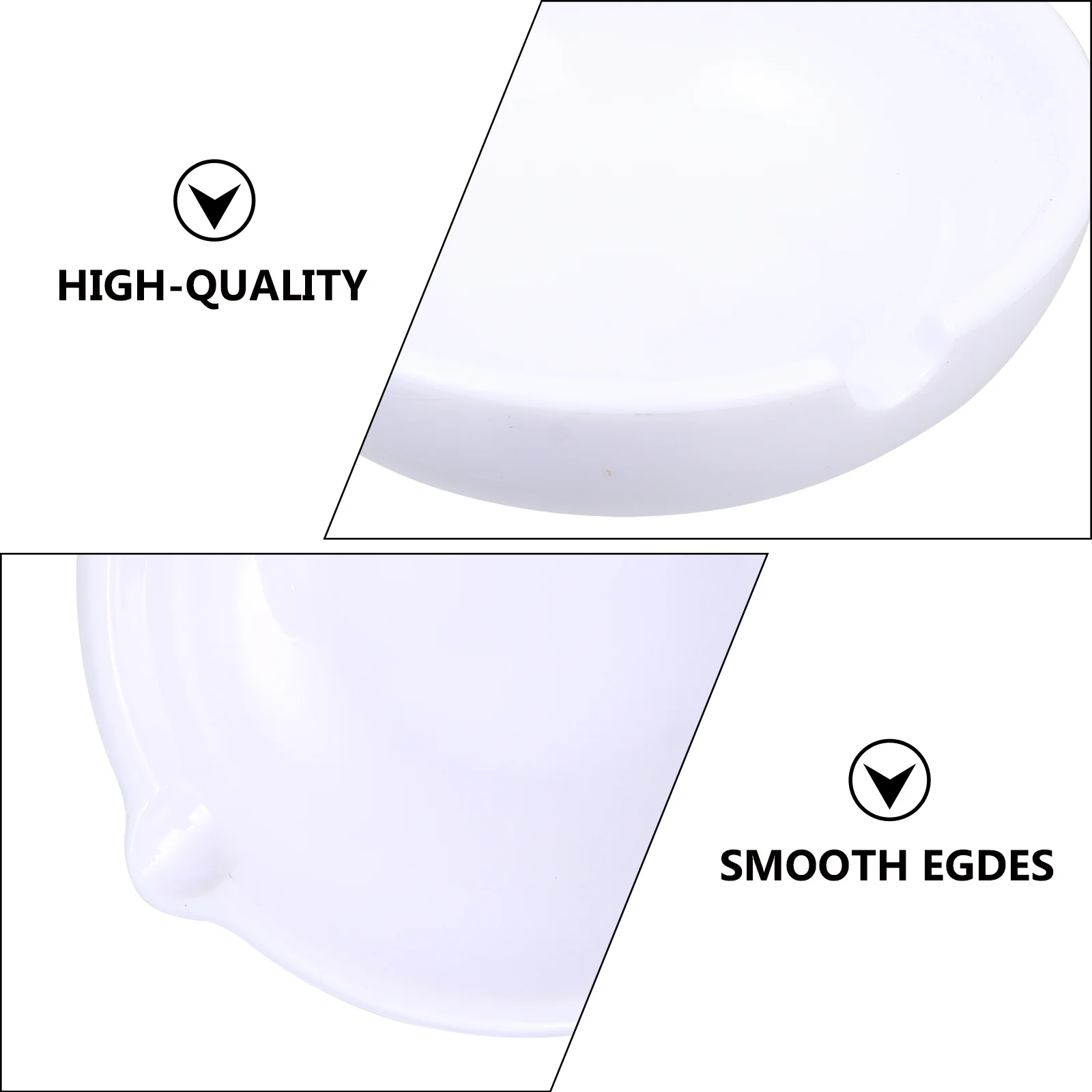 

1Pcs Ink Dish Plastic Ink Plate Round Water Dish Smooth Edges Practical for Calligraphy Brush Holder Calligraphy Brush Holder