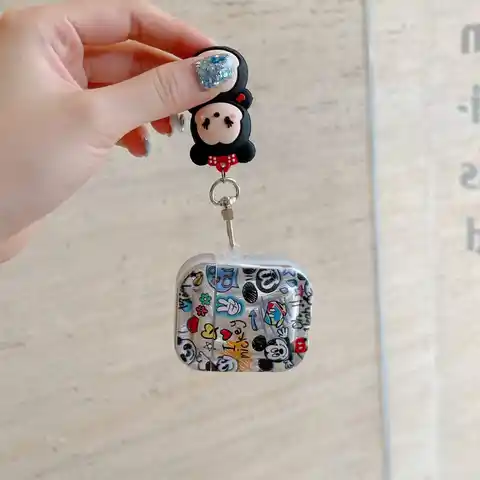 प्यारा कार्टून एनीमे रोल मिकी माउस ईयरफोन प्रोटेक्टिव केस एयरपॉड्स 1 2 3 प्रो 2rd हॉट सेल प्लेटिंग एंटी-फॉल प्रोटेक्ट कवर के लिए 10 best sales मिकी एयरपॉड्स - №4