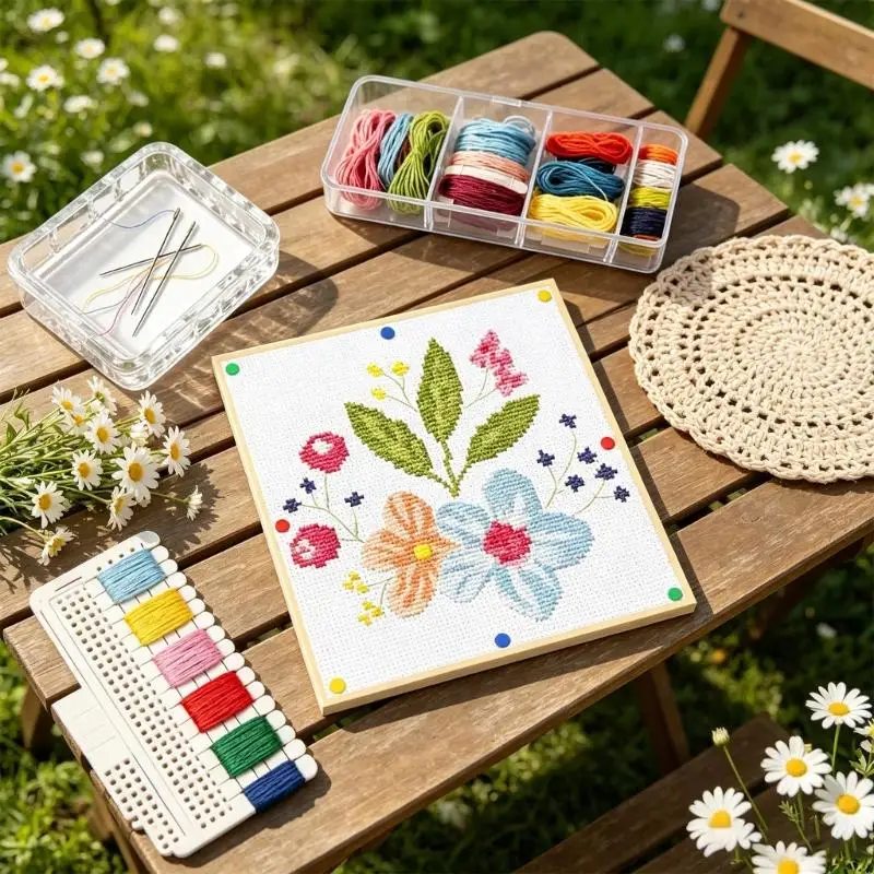 

Wooden Embroidery Hoop Set Multiple Size Stitching Frame Easy to Assemble For Hand Sewing Canvas Art Needlework Craft 87HA
