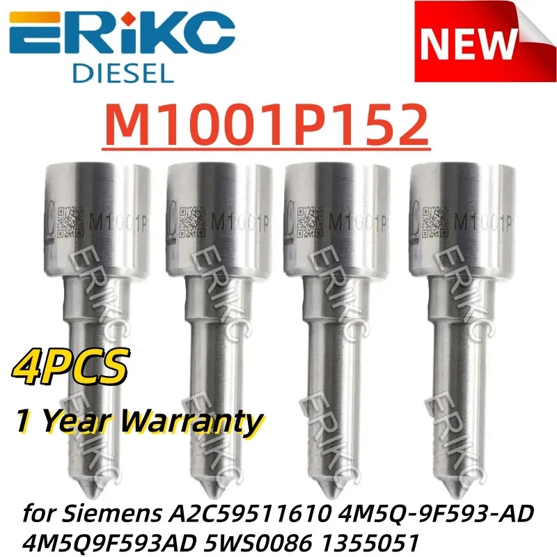 

4PCS M1001P152 Diesel Injector Spayer Nozzle for Siemens A2C59511610 4M5Q-9F593-AD 4M5Q9F593AD 5WS0086 1355051 Free Shipping