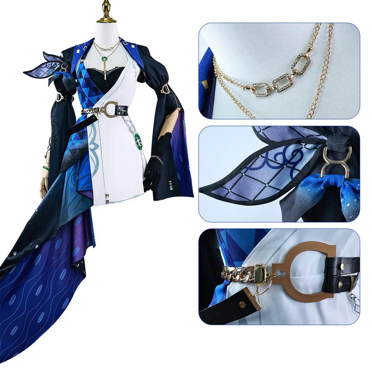 Honkai Star Rail Jade Cosplay Costume Adult Carnival Uniform  Anime Halloween Party Costumes Masquerade Women Game