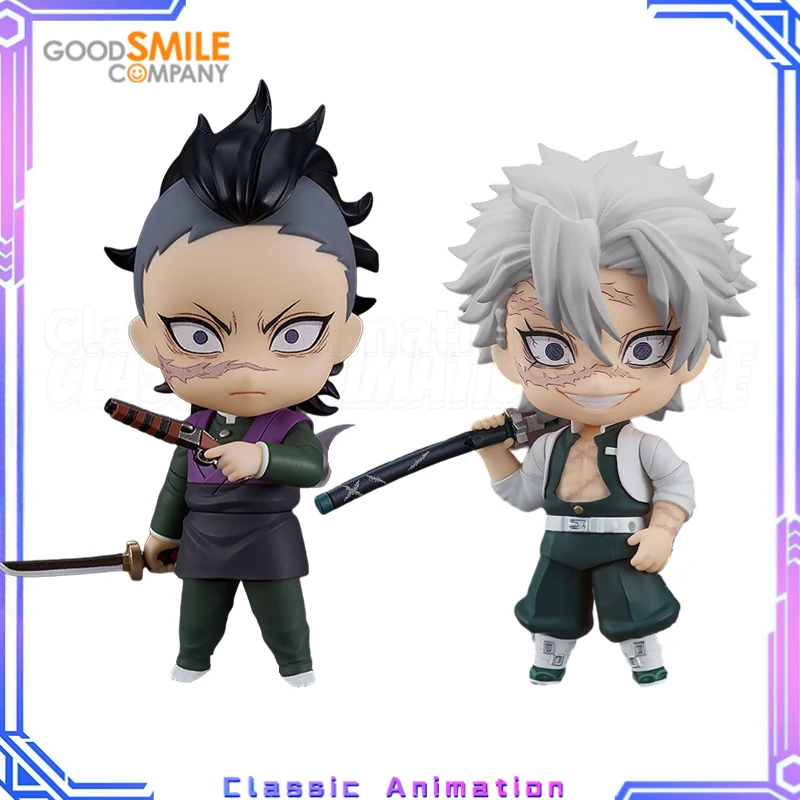 Genuine GSC Nendoroid Demon Slayer: Kimetsu No Yaiba 2505 Genya Shinazugawa 2506 Shinazugawa Sanemi Action Figures Ornament Toys