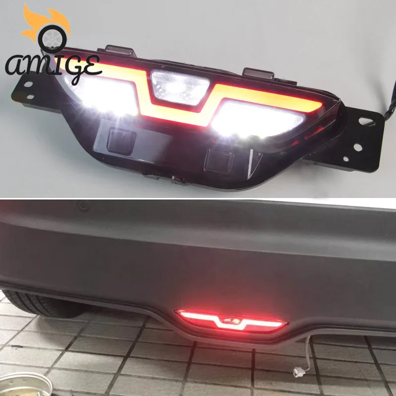 Car LED Taillights Backup Lamps  For Toyota CHR 2016 2017 2018 Brake Light Rear Bumper Decoration Reflector Auto Lamp