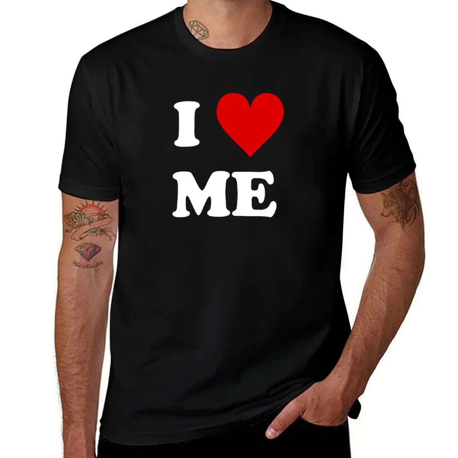 

I Love Me Heart T-Shirt man tshirt t shirt custom print t shirt for man 100 percent cotton T-shirt